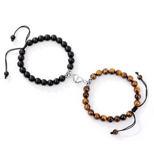 A Pair Of Magnetic Couple Bracelets