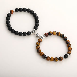 A Pair Of Magnetic Couple Bracelets