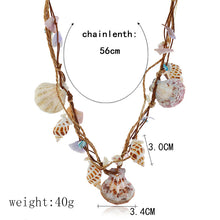 Load image into Gallery viewer, Handmade shell  necklace