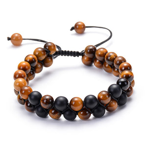 Agate Beaded Bracelet