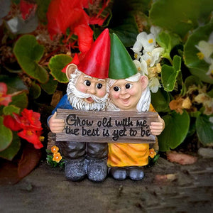 Sweet Couple Garden Gnome