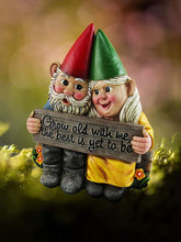 Load image into Gallery viewer, Sweet Couple Garden Gnome