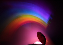 Load image into Gallery viewer, LED Rainbow Projection Night Lamp