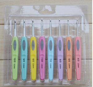 8pcs/set Crochet Hooks With/Without LED light