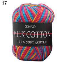 Load image into Gallery viewer, 3-ply dyed milk cotton wool