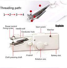 Load image into Gallery viewer, Mini Portable Handheld sewing machine