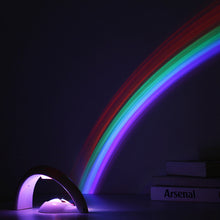 Load image into Gallery viewer, LED Rainbow Projection Night Lamp