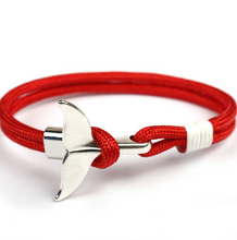 Load image into Gallery viewer, Handmade whale tail bracelet