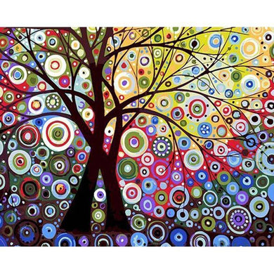 Paint by Number- Colorful Tree
