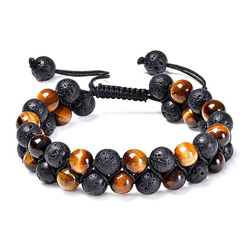 Agate Beaded Bracelet